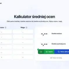 Kalkulator średniej ocen. Czy 3 to dobra ocena? Wpisz oceny i wagi, by obliczyć średnią ważoną lub arytmetyczną.