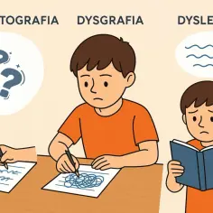 Dzieci zmagają się z dysortografią, dysgrafią i dysleksją. Jedno pisze niezrozumiałe znaki, drugie bazgrze, a trzecie z trudem czyta.