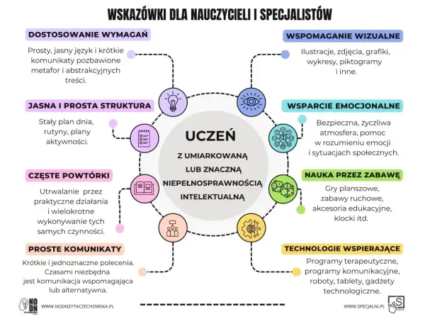 Niepełnosprawność intelektualna - wsparcie w szkole i domu